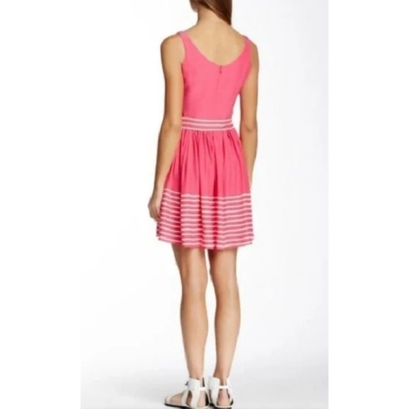 Amanda Uprichard Pink Striped Dress - Picture 2 of 12